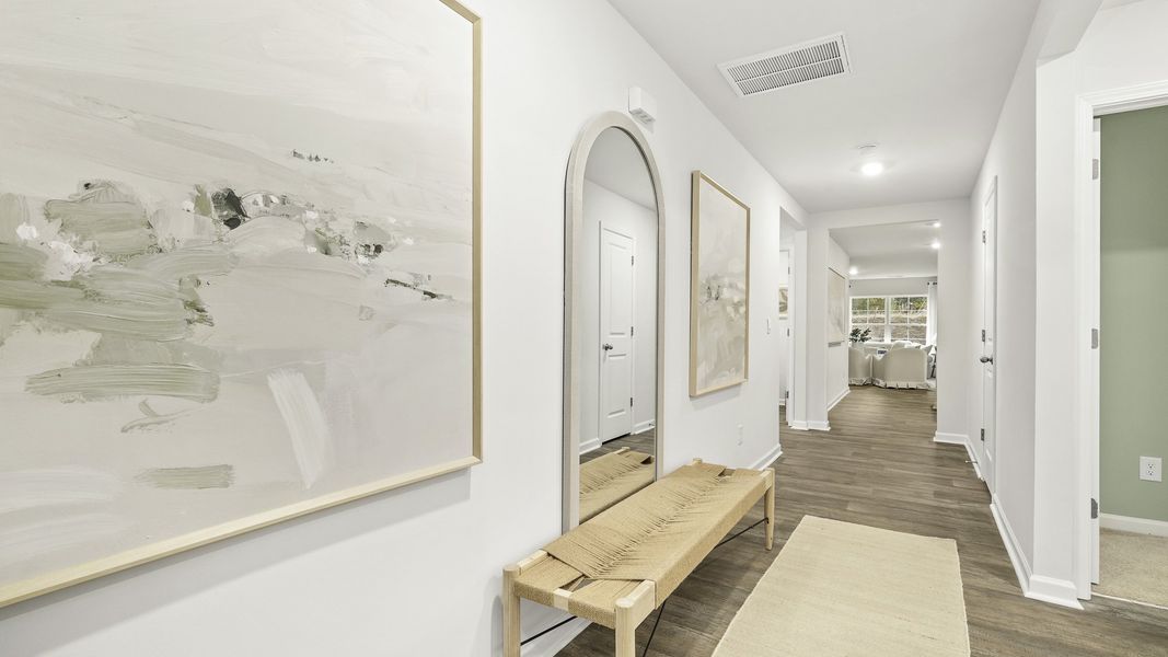 Furnished interior view inside a new home in Wilson's Ridge, Wilson's Mills (Image 5).