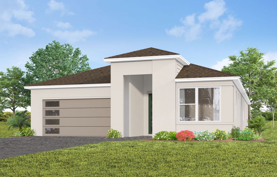 Representative exterior photo of a completed home built from the Concord by Pulte Homes in Lakehaven Estates, Clermont, FL (Image 20). Representative exterior photo of a completed home built from the Concord by Pulte Homes in Lakehaven Estates, Clermont, FL (Image 20).