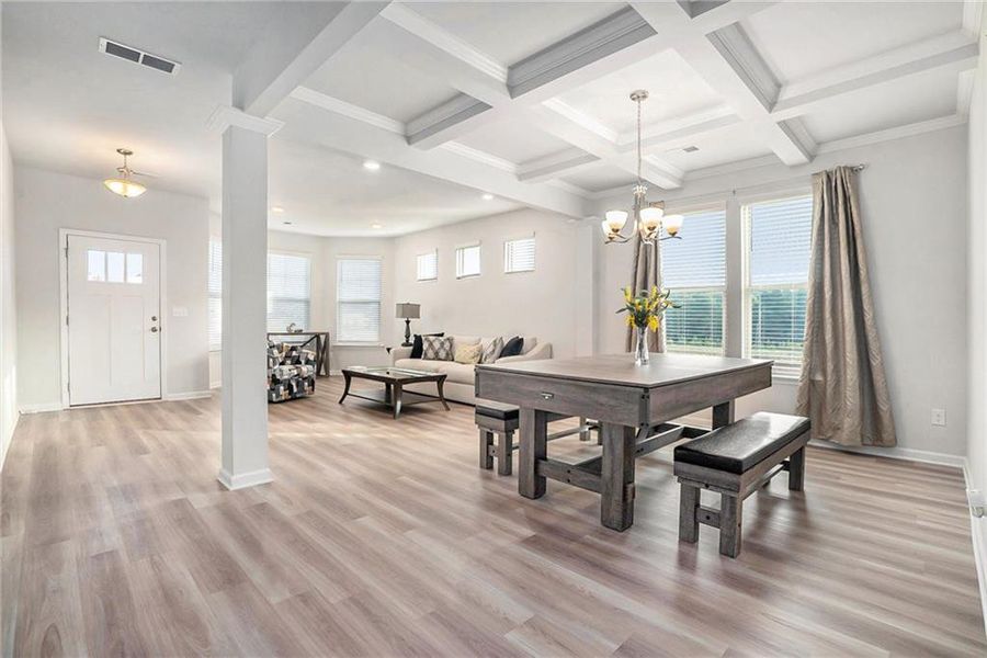 Furnished interior view inside a new home in Adagio, Dacula (Image 22).