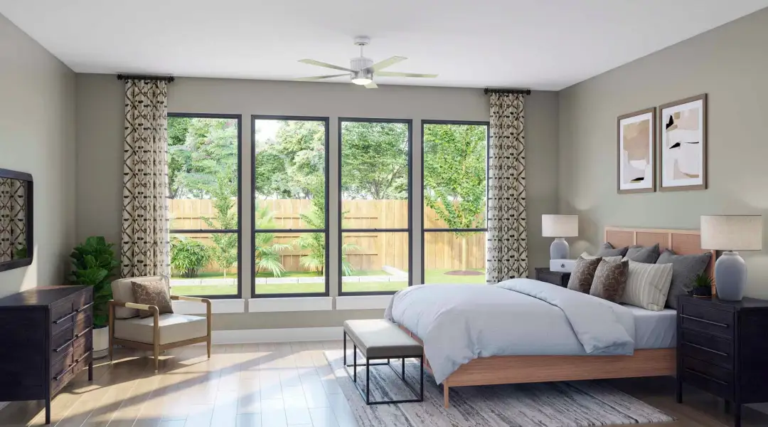 Furnished interior view inside a new home in Woodson’s Reserve, Spring (Image 6).
