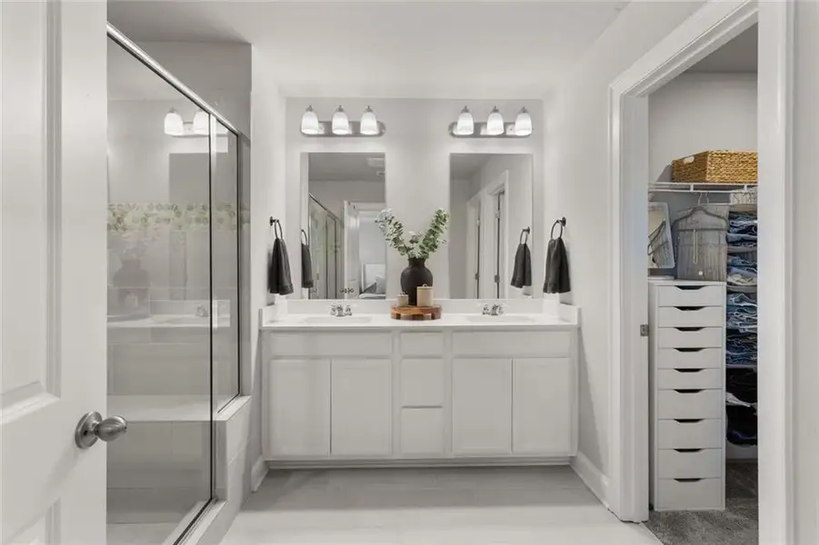 Furnished interior view inside a new home in Terrace at Riverview Landing, Smyrna (Image 12).