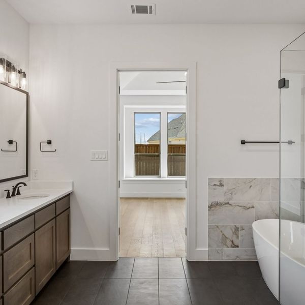 Furnished interior view inside a new home in The Parks at Wilson Creek, Celina (Image 34).