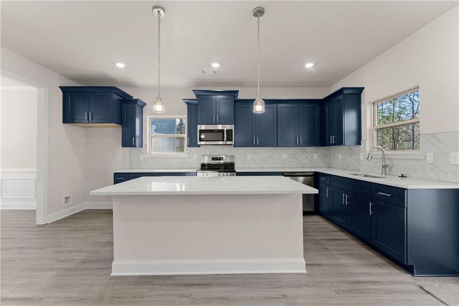 Furnished interior view inside a new home in Magnolia Villas, Cornelia (Image 9).
