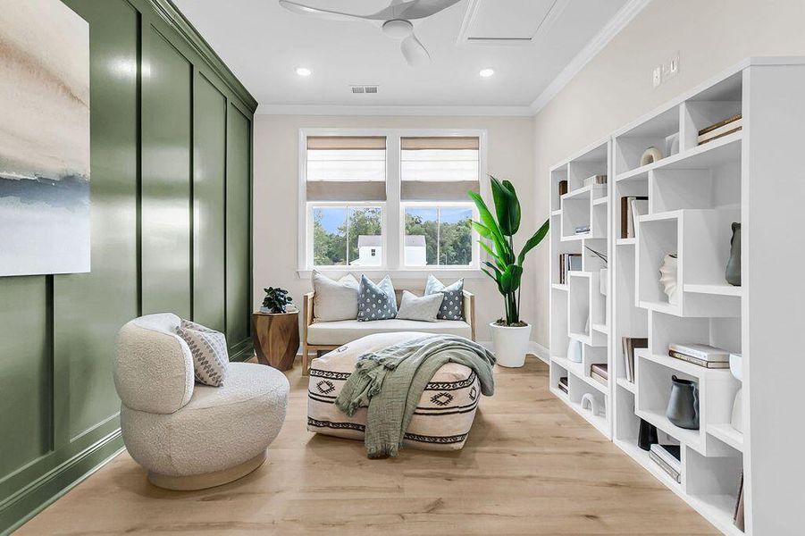 Furnished interior view inside a new home in Heron Preserve, Hanahan (Image 14).