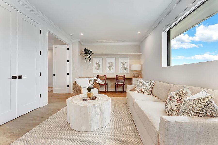 Furnished interior view inside a new home in , Pompano Beach (Image 7).