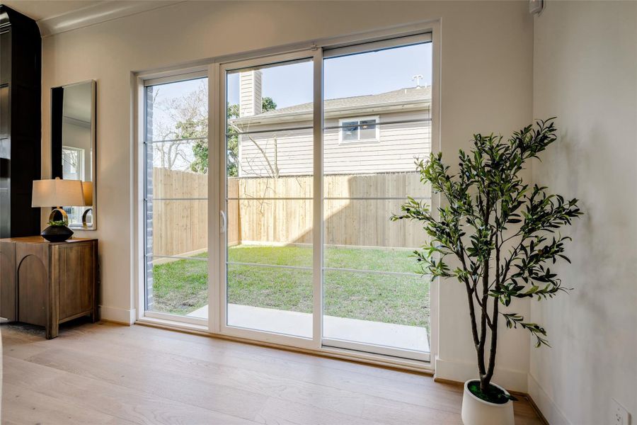 Furnished interior view inside a new home in , Houston (Image 29).