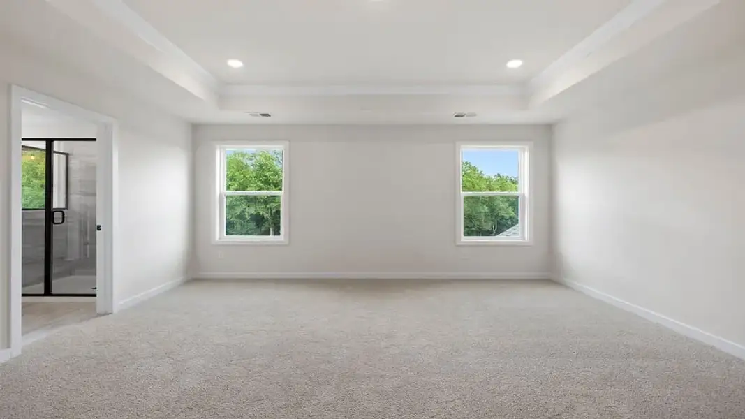 Representative unfurnished interior of a home built from the Fleetwood by D.R. Horton in Spring Ridge Reserve, Anderson (Image 35). Representative unfurnished interior of a home built from the Fleetwood by D.R. Horton in Spring Ridge Reserve, Anderson (Image 35).