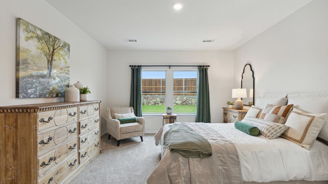 Furnished interior view inside a new home in Wildcat Ranch, Crandall (Image 17).