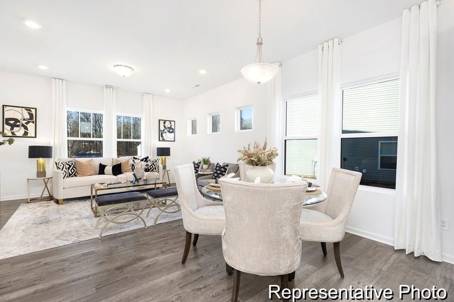 Furnished interior view inside a new home in Reeves Crossing, St. George (Image 5). Furnished interior view inside a new home in Reeves Crossing, St. George (Image 5).