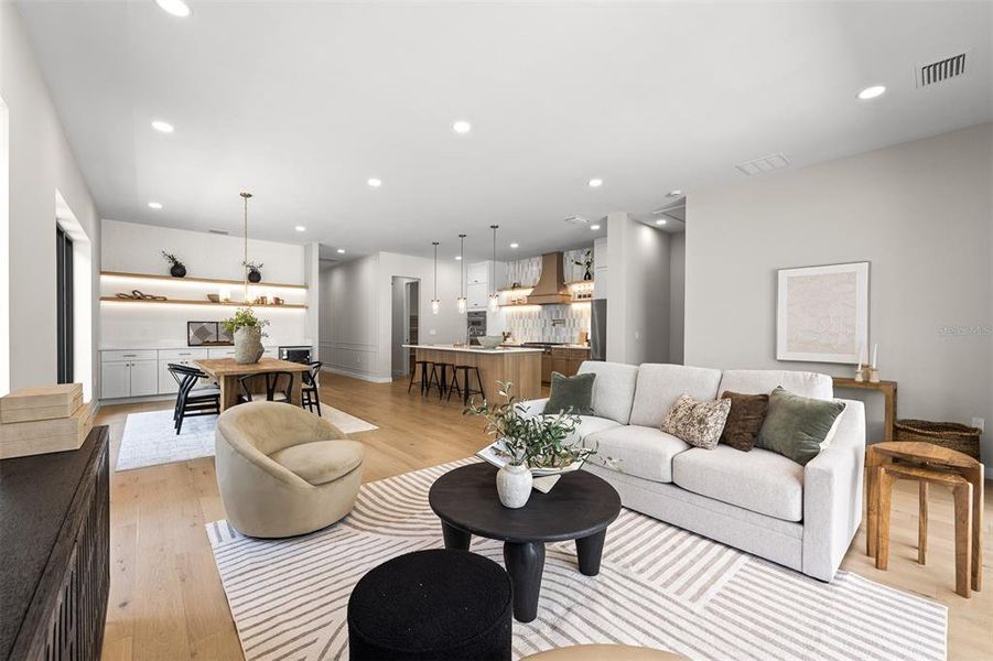 Furnished interior view inside a new home in , Orlando (Image 17).