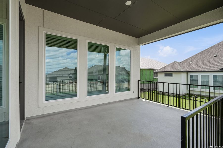 Exterior details and patio area of a home in , Boerne (Image 31).