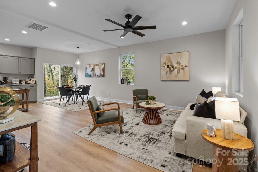 Furnished interior view inside a new home in , Statesville (Image 33). Furnished interior view inside a new home in , Statesville (Image 33).