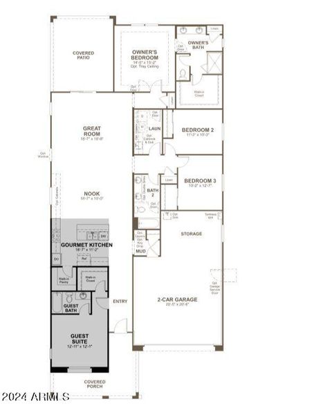 Raleigh Lot 116 layout