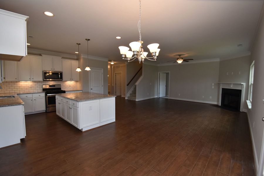 Representative furnished interior of a home built from the Newport by Keystone Homes NC in Royal Pines, Trinity (Image 15).