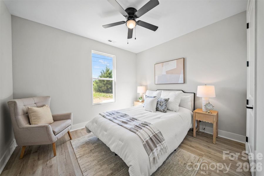 Furnished interior view inside a new home in , Concord (Image 16).
