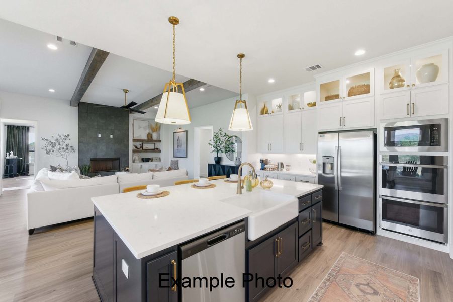 Furnished interior view inside a new home in Aledo Heights - Aledo ISD, Annetta (Image 7). Furnished interior view inside a new home in Aledo Heights - Aledo ISD, Annetta (Image 7).