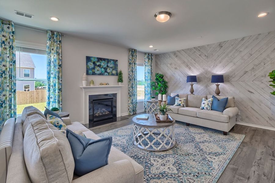 Representative furnished interior of a home built from the The Shiloh by Stanley Martin Homes in Stratford, Denver (Image 10).