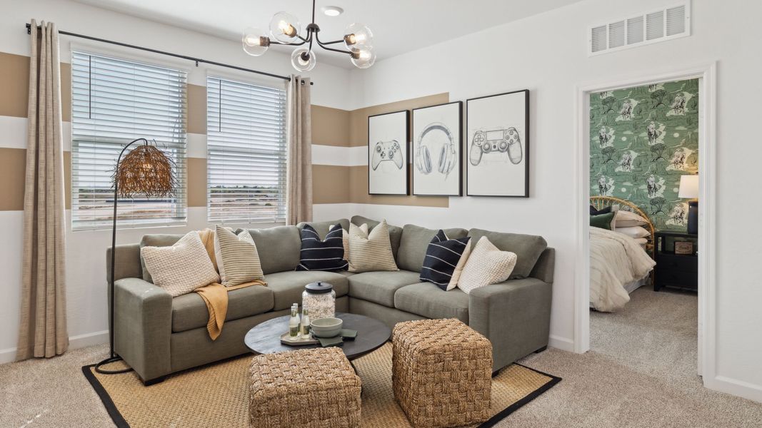 Furnished interior view inside a new home in Del Rio Ranch, Avondale (Image 25).