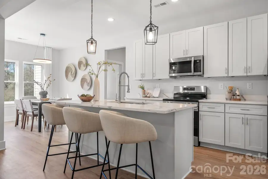 Furnished interior view inside a new home in , Conover (Image 11).