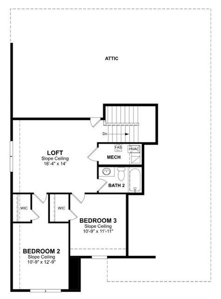 2D floor plan layout of this home in Goodland: Overlook 60', Midlothian, TX (Image 2). 2D floor plan layout of this home in Goodland: Overlook 60', Midlothian, TX (Image 2).