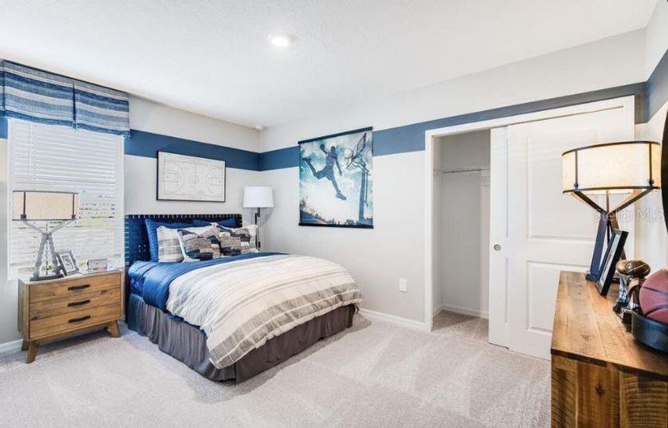 Furnished interior view inside a new home in Waterstone, Groveland (Image 18). Furnished interior view inside a new home in Waterstone, Groveland (Image 18).