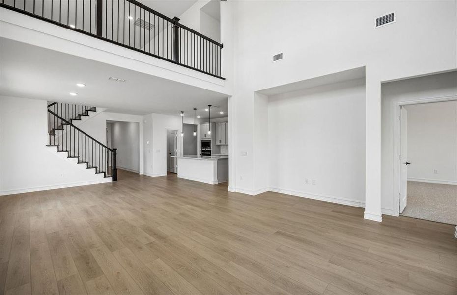 Gathering room with beautiful flooring Gathering room with beautiful flooring