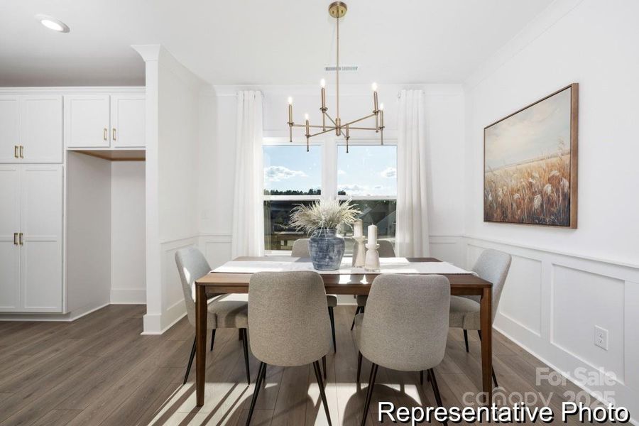 Furnished interior view inside a new home in Morrow Brook, Albemarle (Image 8). Furnished interior view inside a new home in Morrow Brook, Albemarle (Image 8).