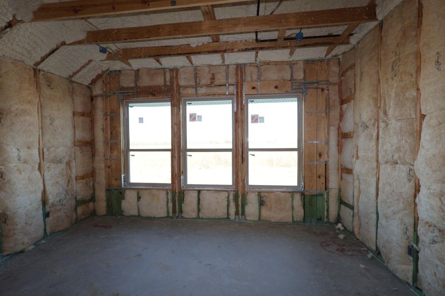 In-progress construction of a new home in Meridiana 45' Homesites, Manvel, TX (Image 6).