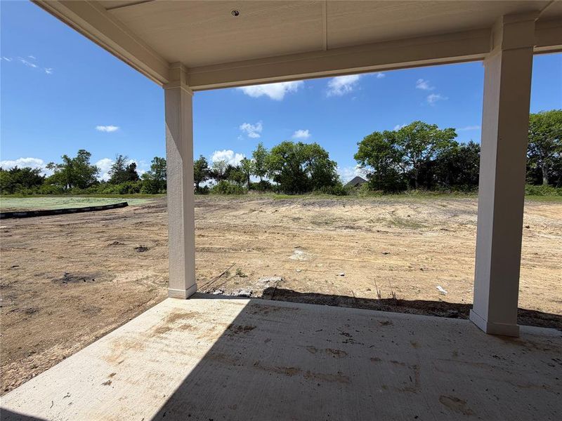 View of yard with a patio area