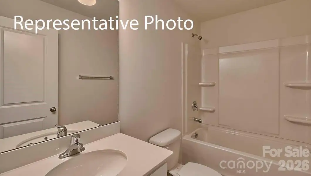Furnished interior view inside a new home in Secrest Commons, Monroe (Image 3).