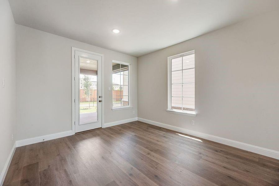 Spacious, unfurnished interior of a new home in Bayside, Rowlett (Image 16). Spacious, unfurnished interior of a new home in Bayside, Rowlett (Image 16).