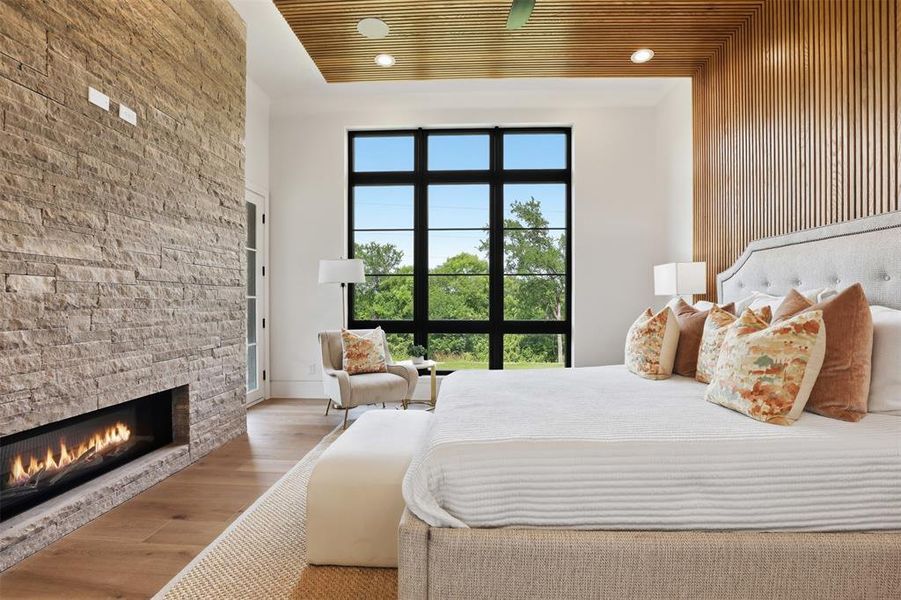 Furnished interior view inside a new home in , Aledo (Image 7).