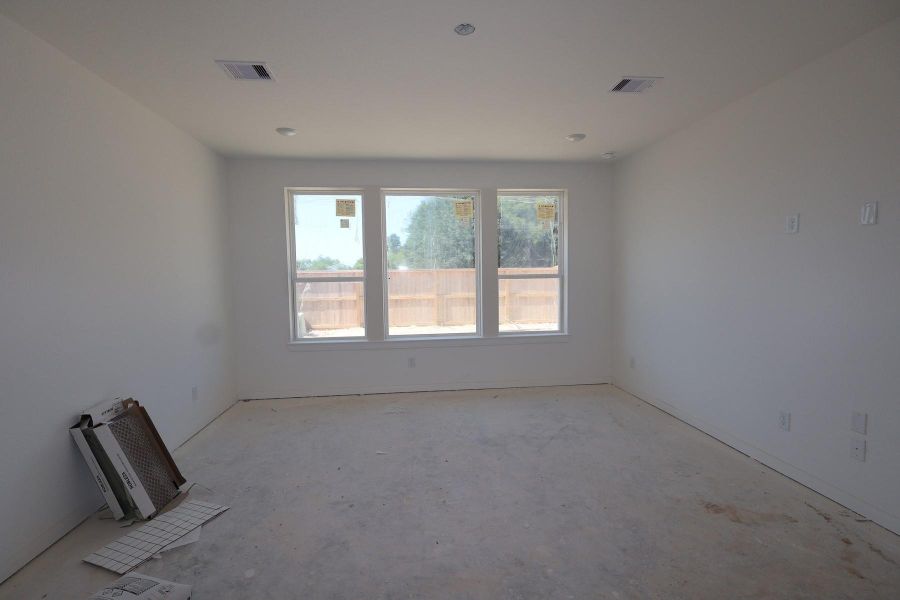 In-progress construction of a new home in The Grand Prairie - Meadow Collection, Hockley, TX (Image 4). In-progress construction of a new home in The Grand Prairie - Meadow Collection, Hockley, TX (Image 4).