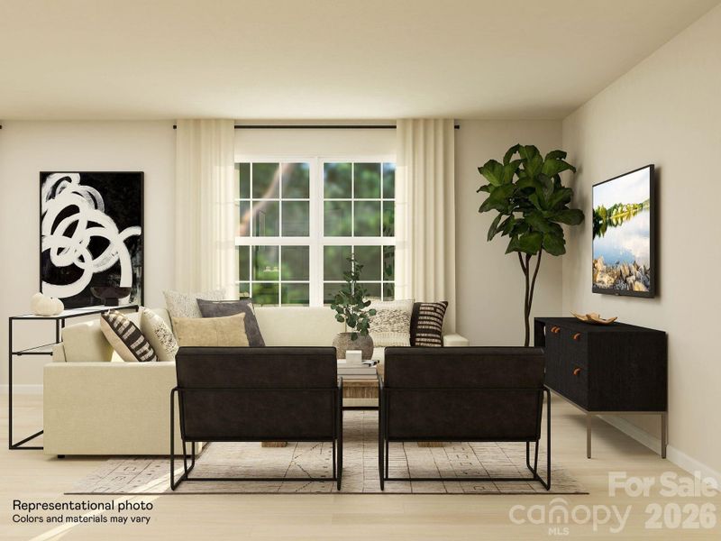 Great RoomPhotos are representational