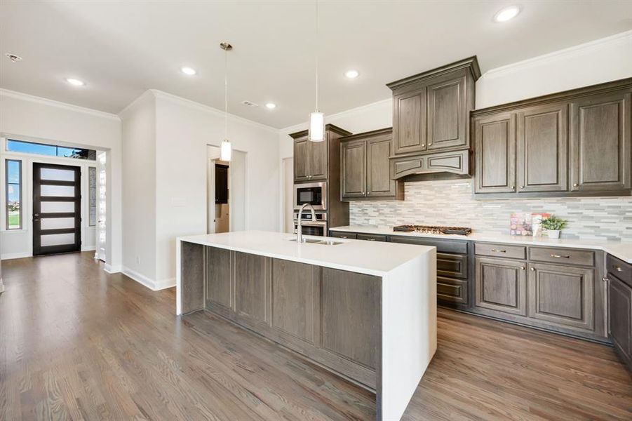 Furnished interior view inside a new home in Heath Golf and Yacht, Forney (Image 7).
