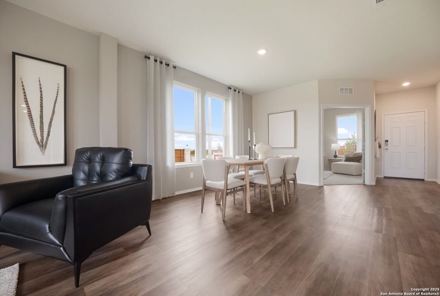 Furnished interior view inside a new home in , San Antonio (Image 20).