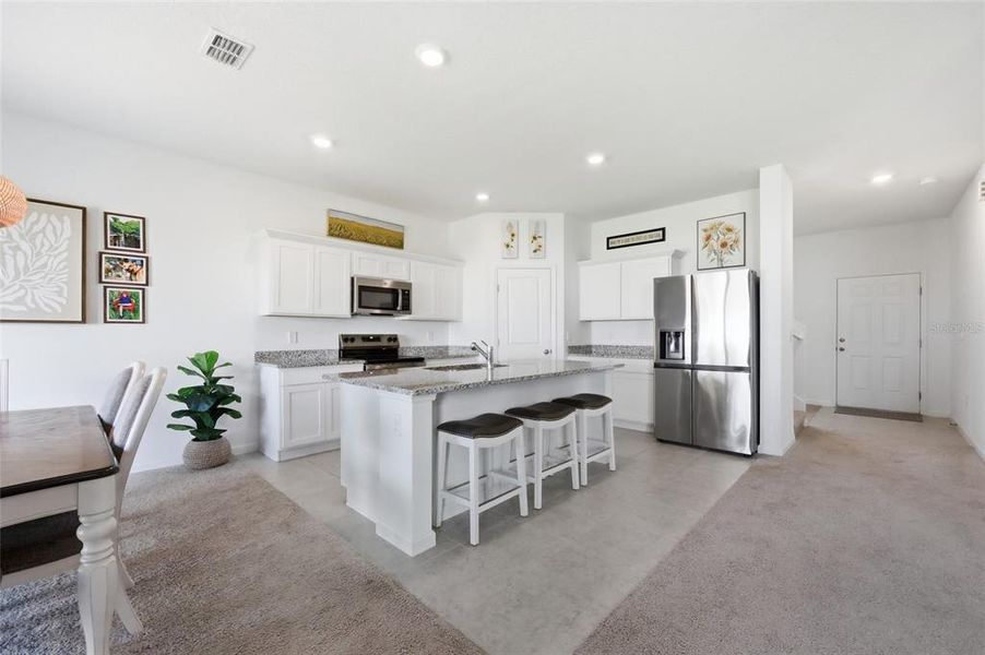 Furnished interior view inside a new home in , Clermont (Image 13). Furnished interior view inside a new home in , Clermont (Image 13).