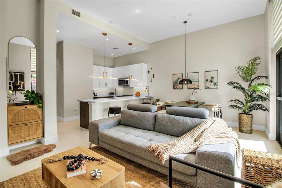 Furnished interior view inside a new home in , Sarasota (Image 35). Furnished interior view inside a new home in , Sarasota (Image 35).