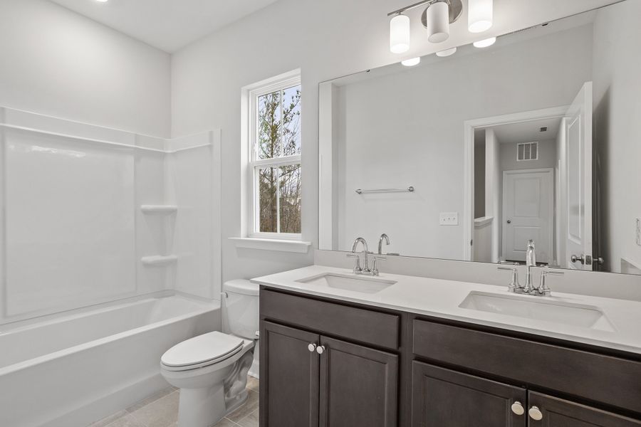 Furnished interior view inside a new home in Sweetbrier, Durham (Image 9).