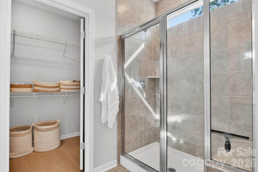 tiled shower tiled shower