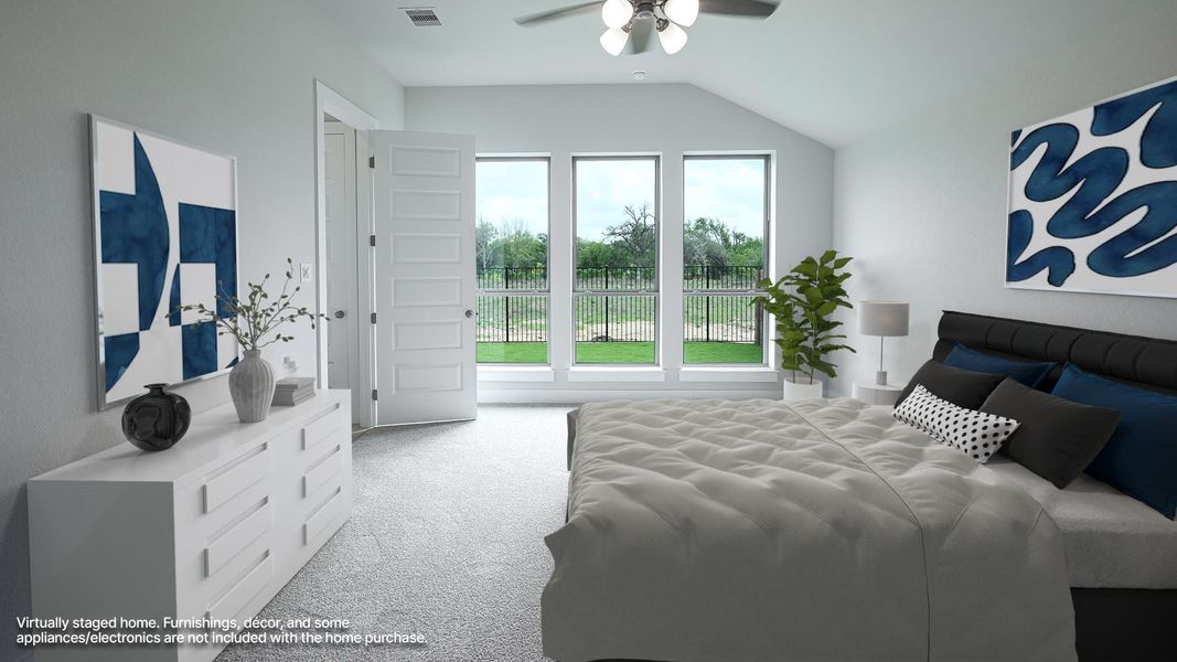 Furnished interior view inside a new home in Juniper Springs, Lockhart (Image 14). Furnished interior view inside a new home in Juniper Springs, Lockhart (Image 14).