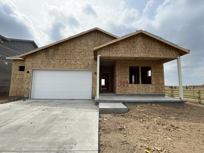 In-progress construction of a new home in Granary, Johnstown, CO (Image 14). In-progress construction of a new home in Granary, Johnstown, CO (Image 14).