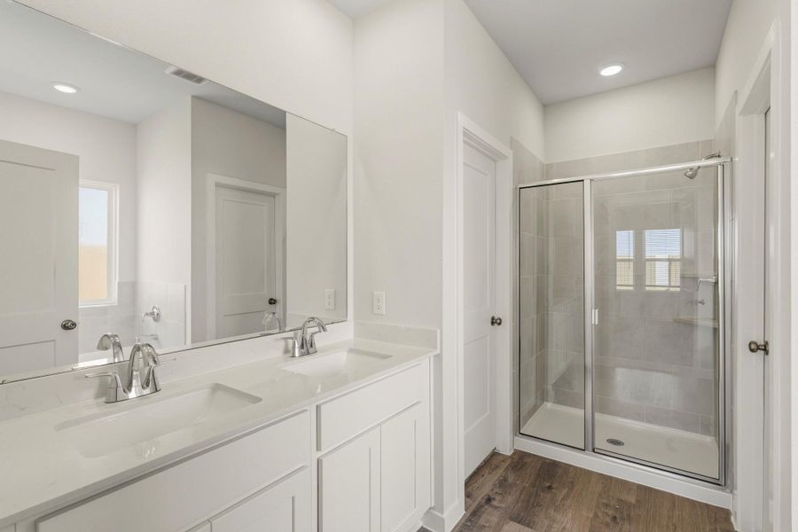 Furnished interior view inside a new home in Mirabella, Brookshire (Image 8).