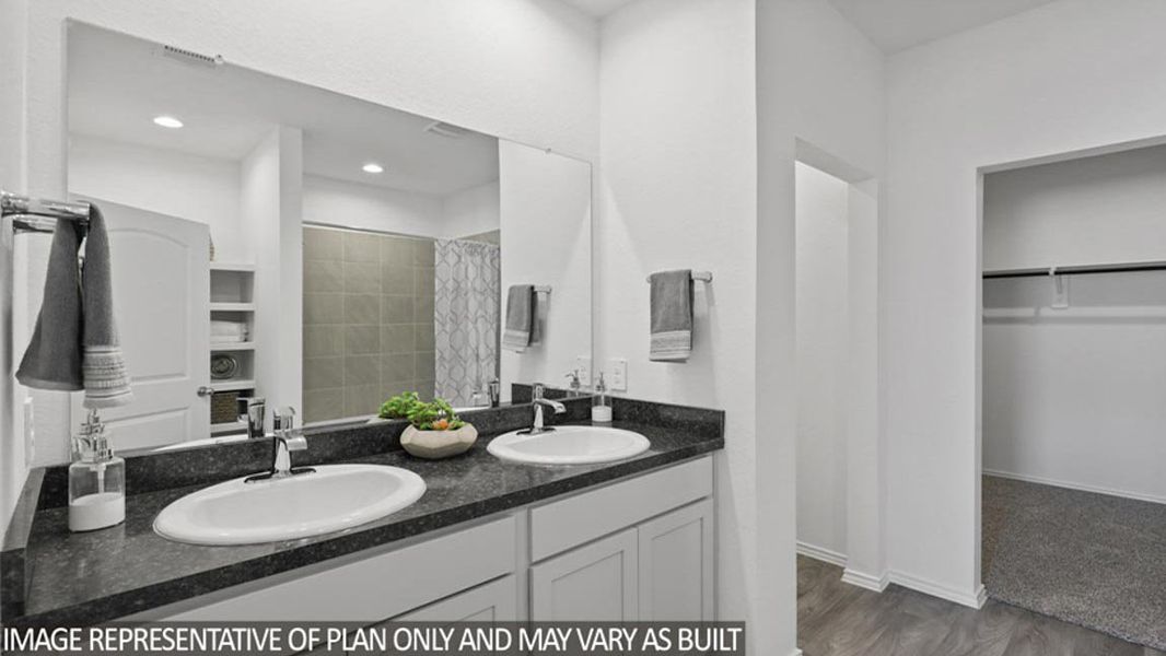 Furnished interior view inside a new home in Venetian Pines, Conroe (Image 10).