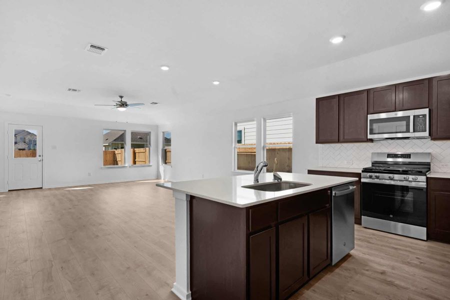Furnished interior view inside a new home in Briarwood, Elgin (Image 8).