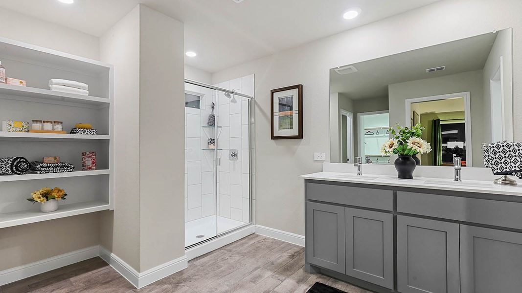Furnished interior view inside a new home in Sandstone Estates, Granbury (Image 23). Furnished interior view inside a new home in Sandstone Estates, Granbury (Image 23).