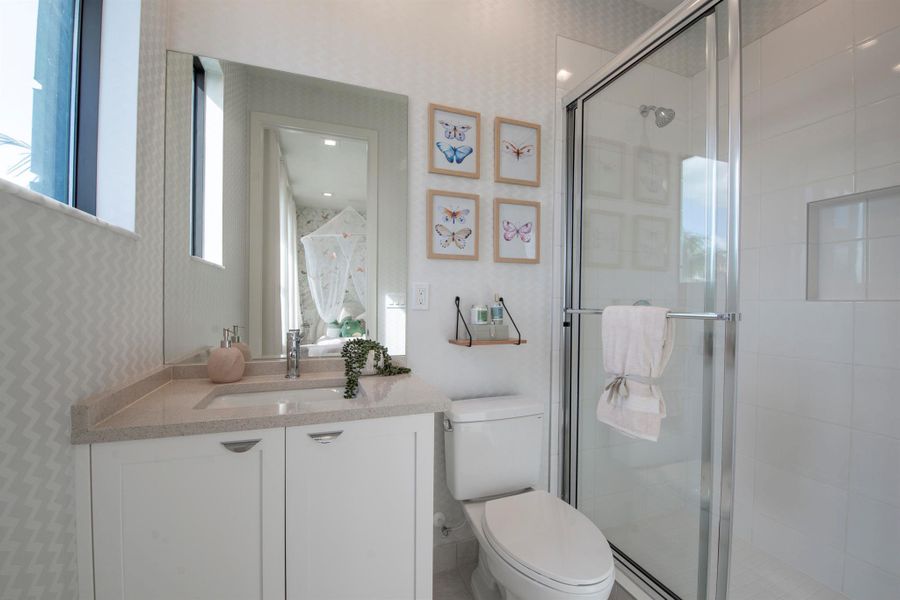 Furnished interior view inside a new home in Apex at Avenir, Palm Beach Gardens (Image 14).