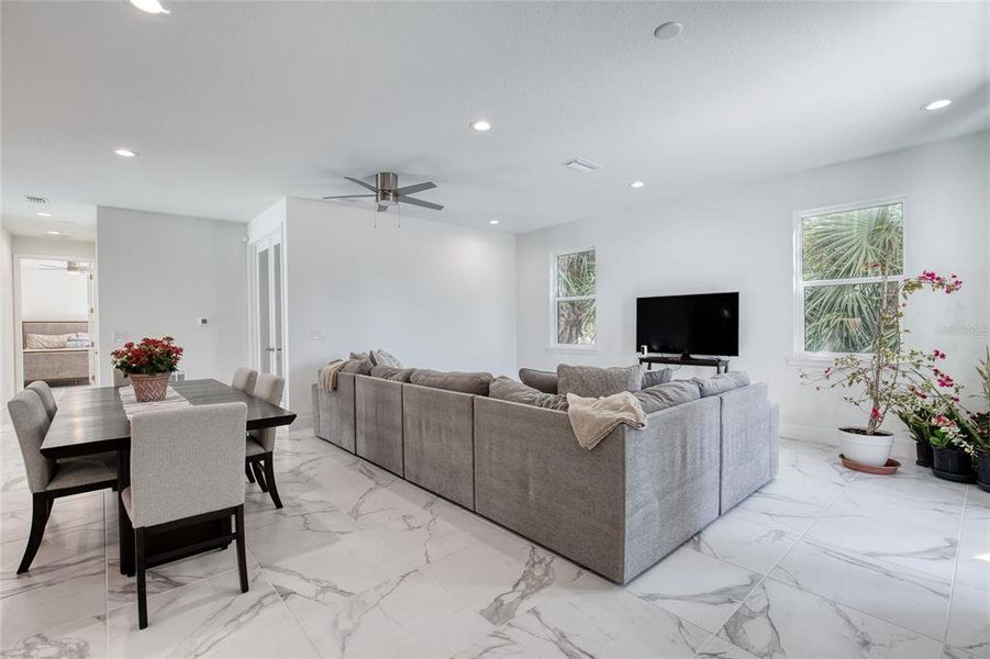 Furnished interior view inside a new home in , Daytona Beach (Image 62).