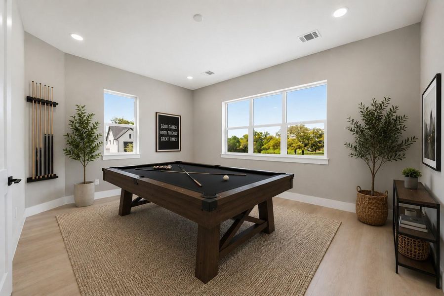 Furnished interior view inside a new home in , Tomball (Image 18). Furnished interior view inside a new home in , Tomball (Image 18).