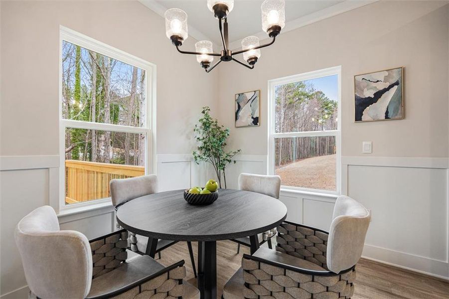 Furnished interior view inside a new home in Canterbury Villas, Carrollton (Image 9).